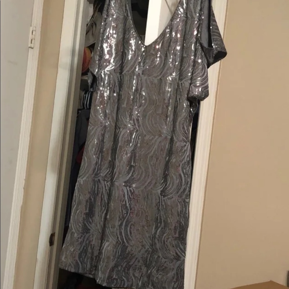 Brand new silver cocktail dress